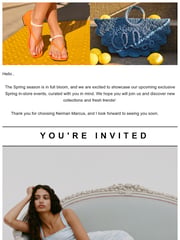 Email Inspiration from Wendy Krimins, Neiman Marcus Michigan Ave. VP General Manager