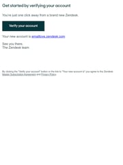 Email Inspiration from Zendesk