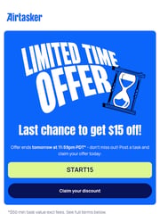 Email Inspiration from Airtasker