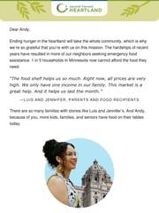Email Inspiration from Allison O'Toole, Second Harvest Heartland
