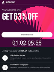 Email Inspiration from Audio.com