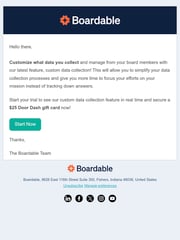 Email Inspiration from Boardable