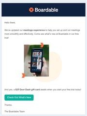 Email Inspiration from Boardable