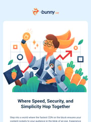 Email Inspiration from bunny.net