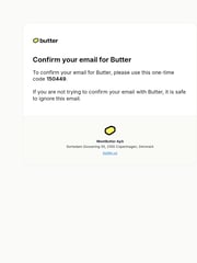 Email Inspiration from Butter Team