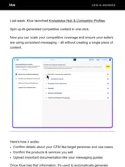 Email Inspiration from Cody from Klue