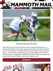 Email Inspiration from Colorado Mammoth