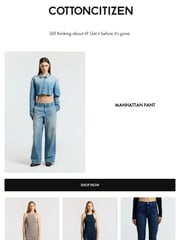 Email Inspiration from COTTONCITIZEN