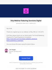 Email Inspiration from Drip