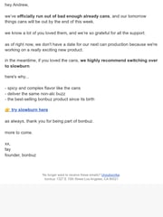 Email Inspiration from Fay from bonbuz
