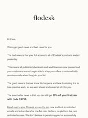 Email Inspiration from Flodesk