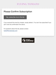 Email Inspiration from Flying