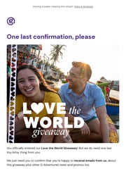 Email Inspiration from G Adventures
