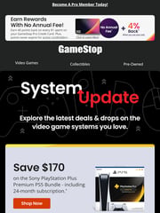 Email Inspiration from GameStop
