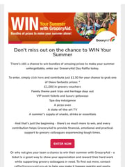 Email Inspiration from GroceryAid