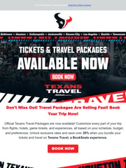 Email Inspiration from Houston Texans
