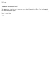 Email Inspiration from John from Wunderkind