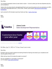 Email Inspiration from Josue Louis