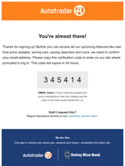 Email Inspiration from KBB | Autotrader