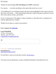 Email Inspiration from Lena Wakefield