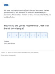Email Inspiration from Otter.ai