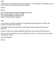 Email Inspiration from Rohan Kumar