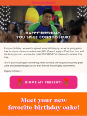 Email Inspiration from Sana from Diaspora Co.