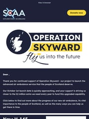 Email Inspiration from Scotland's Charity Air Ambulance