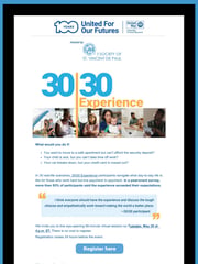 Email Inspiration from Society of St. Vincent de Paul USA