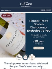 Email Inspiration from The Wine Collective