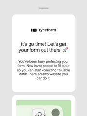 Email Inspiration from Typeform Team