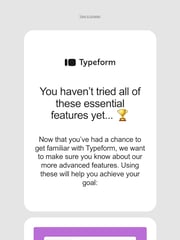 Email Inspiration from Typeform Team