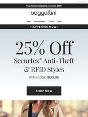 Email Inspiration from baggallini