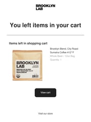Email Inspiration from Brooklyn Lab Coffee