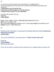 Email Inspiration from Chloe Walker