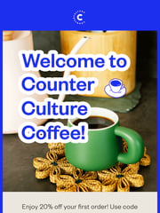 Email Inspiration from Counter Culture Coffee