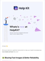 Email Inspiration from Dominik from HelpKit