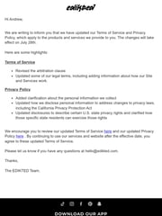 Email Inspiration from Edikted