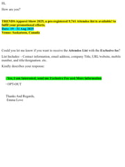 Email Inspiration from emma love