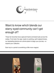 Email Inspiration from Ethereal Realm Reserve