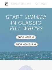 Email Inspiration from FILA