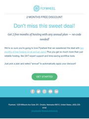 Email Inspiration from Flywheel