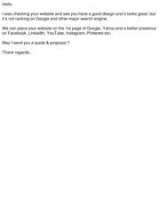 Email Inspiration from Gab riel