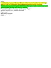 Email Inspiration from Hailey Smith