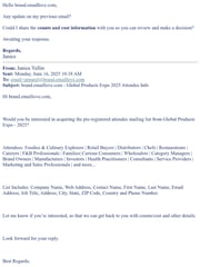 Email Inspiration from Janice Yellin