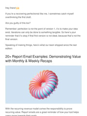 Email Inspiration from Krista from Userlist