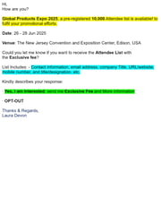 Email Inspiration from Laura Devon