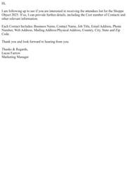 Email Inspiration from Lucas Farrow