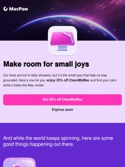 Email Inspiration from MacPaw Team