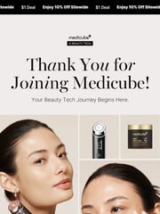 Email Inspiration from medicube.us
